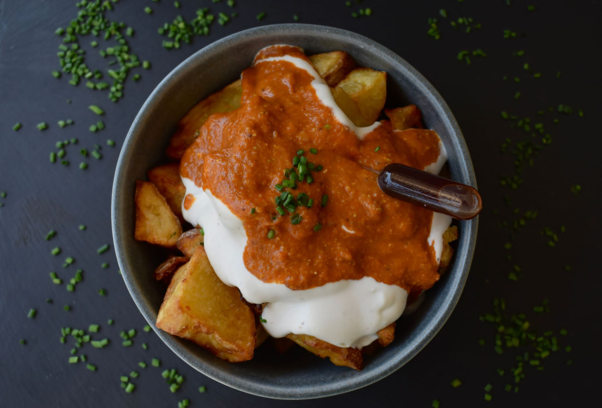 Patatas bravas Pierre Sitges